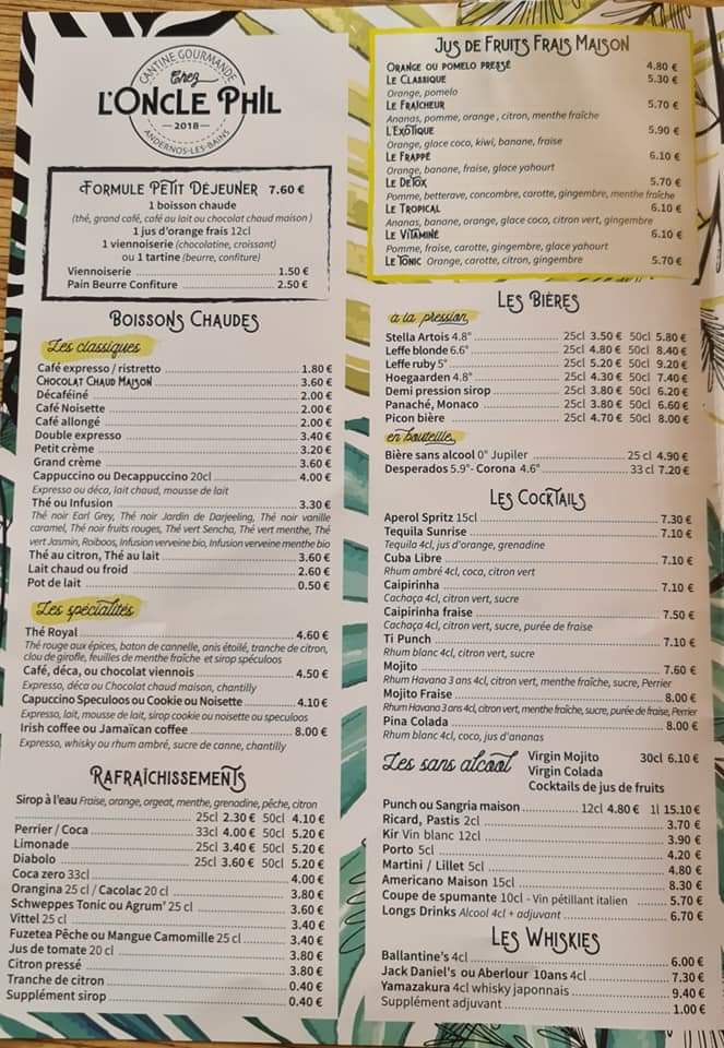Menu Chez L’Oncle Phil-5